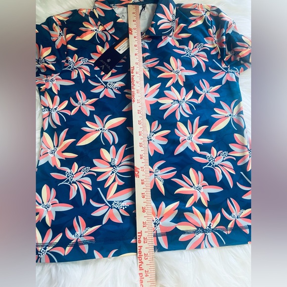 NWT Antigua Sz M Women’s Short Sleeve pull over Golf Polo Shirt - Picture 4 of 6